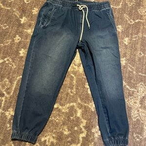 Women Gap Blue Denim Jogger Jeans